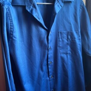 Geoffrey Beene Classic Blue Button Down Shirt